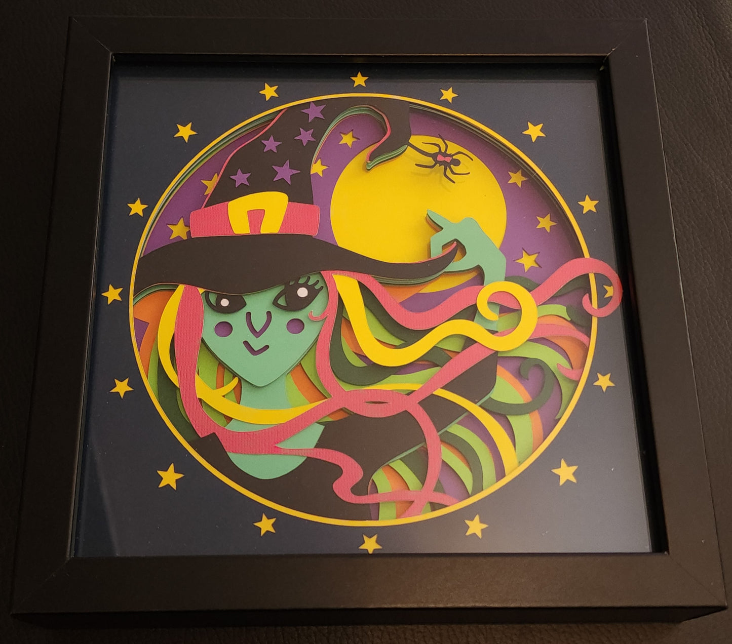 Witch Shadow Box Art