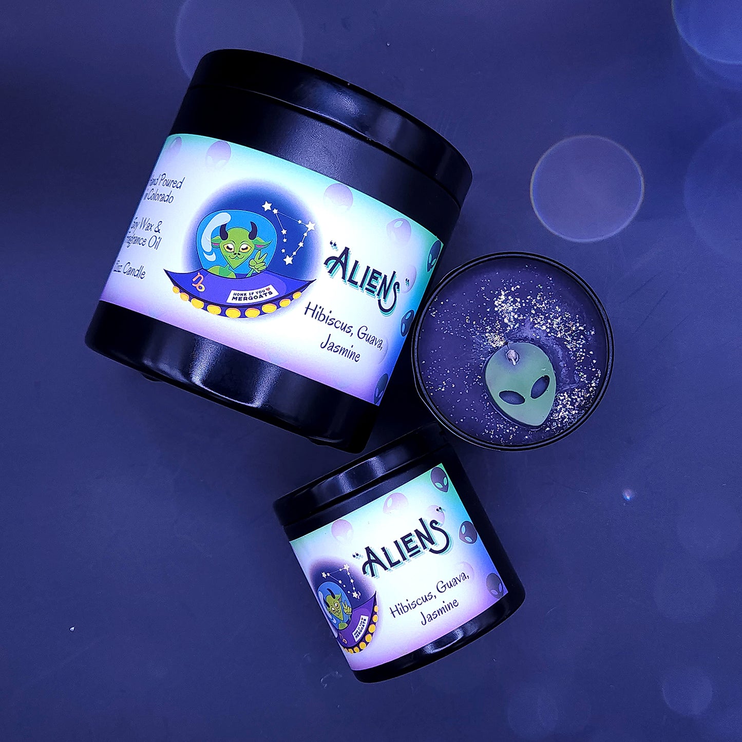 "Aliens" Candle