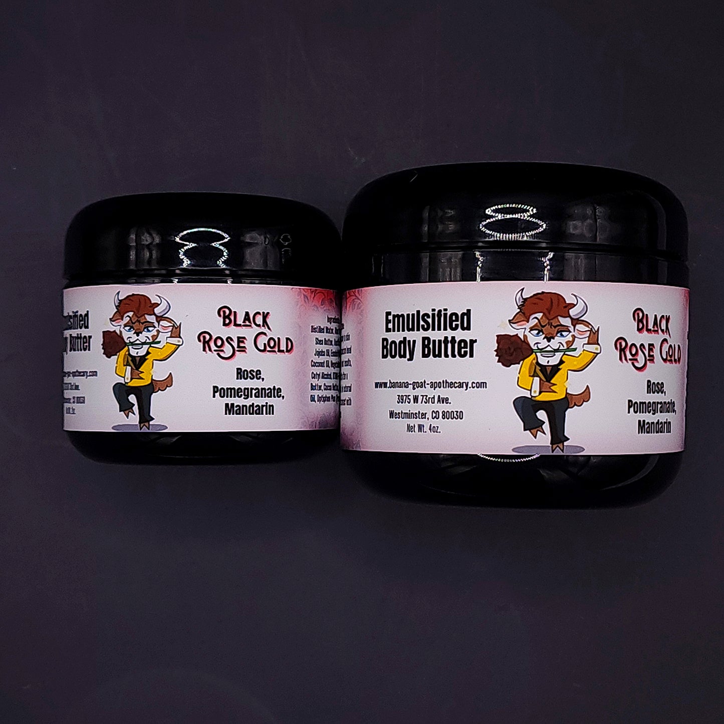 Black Rose Gold Emulsified Body Butter