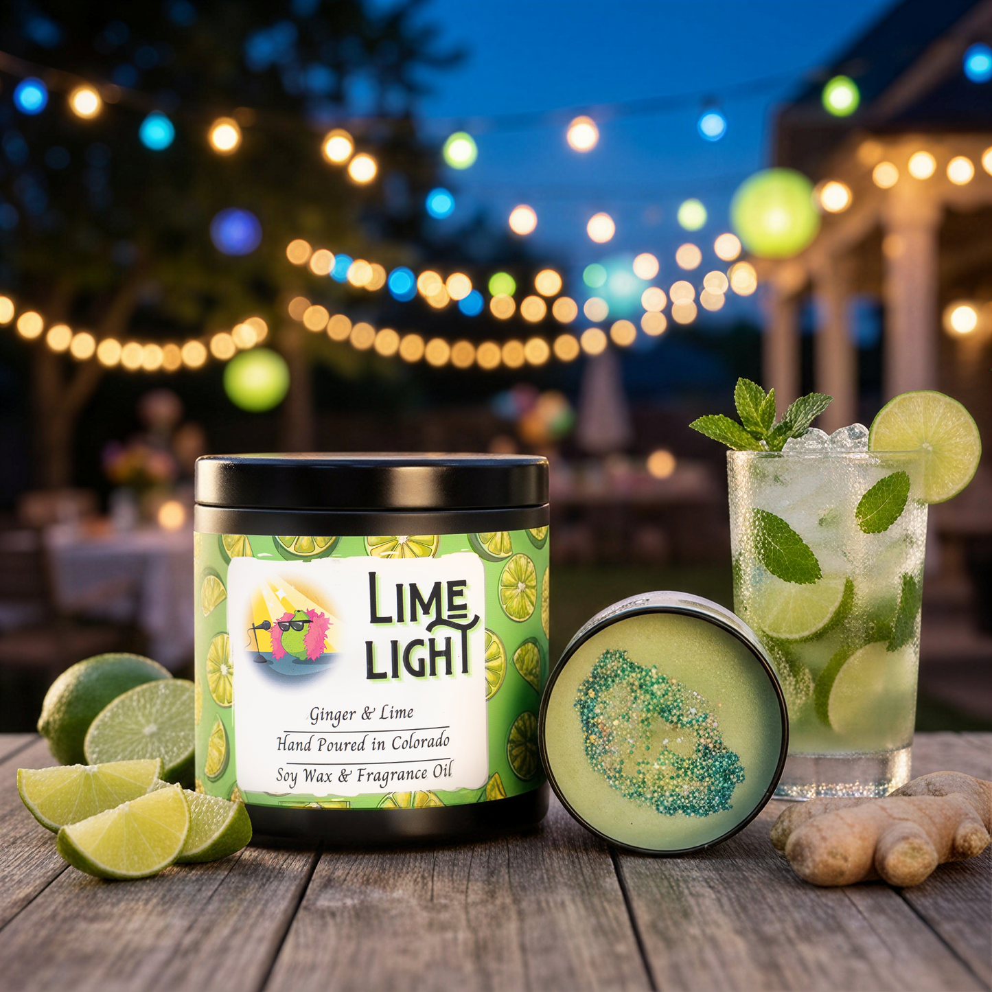 Lime Light Candle