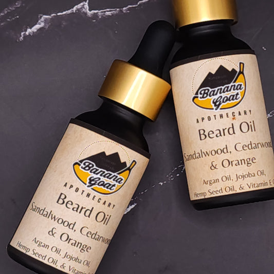 Beard Oil - Sandalwood, Cedarwood, Orange