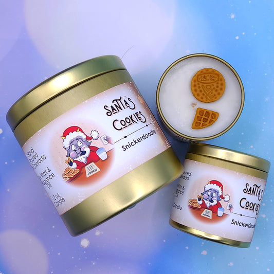 Santa's Cookies Candle