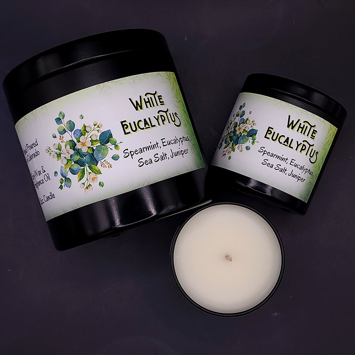 White Eucalyptus Candle